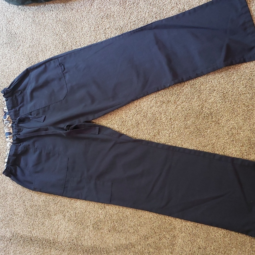 Navy scrub pants